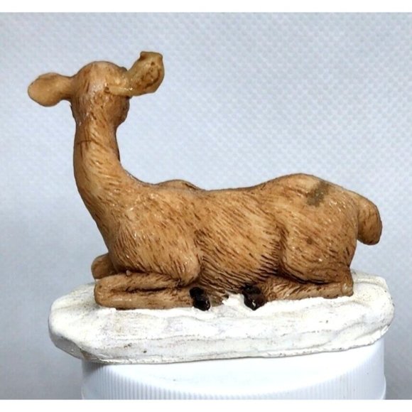 Lemax Kneeling Deer Miniature Shelf Sitter Home Decor Animal - Picture 5 of 12